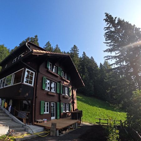 Chalet Sonnenheim Mit Atemberaubender Aussicht Adelboden Dış mekan fotoğraf
