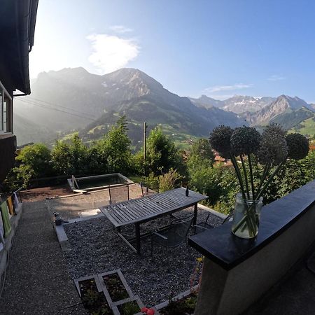 Chalet Sonnenheim Mit Atemberaubender Aussicht Adelboden Dış mekan fotoğraf