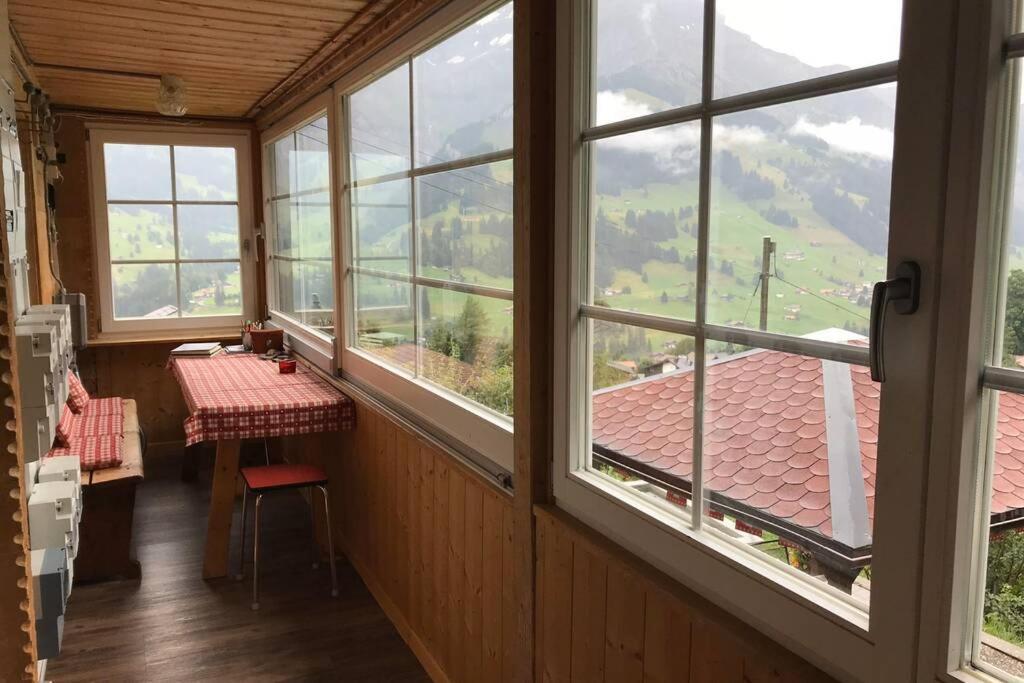 Chalet Sonnenheim Mit Atemberaubender Aussicht Adelboden Dış mekan fotoğraf