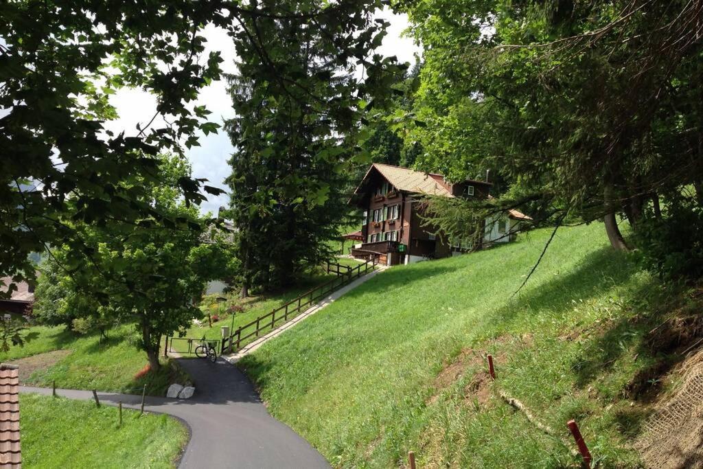 Chalet Sonnenheim Mit Atemberaubender Aussicht Adelboden Dış mekan fotoğraf