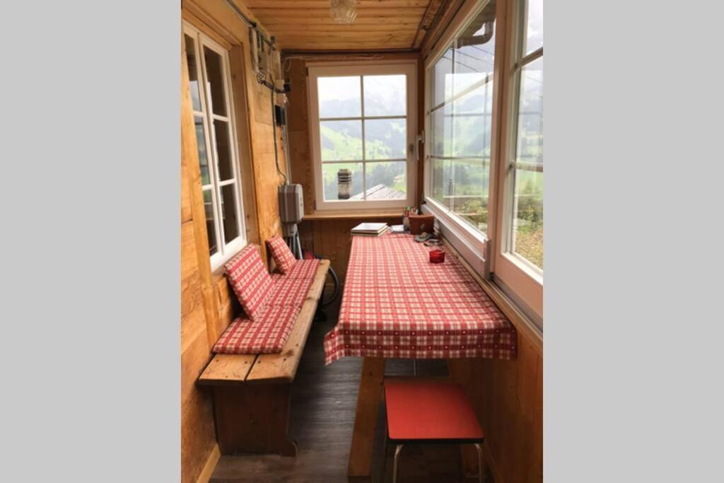 Chalet Sonnenheim Mit Atemberaubender Aussicht Adelboden Dış mekan fotoğraf