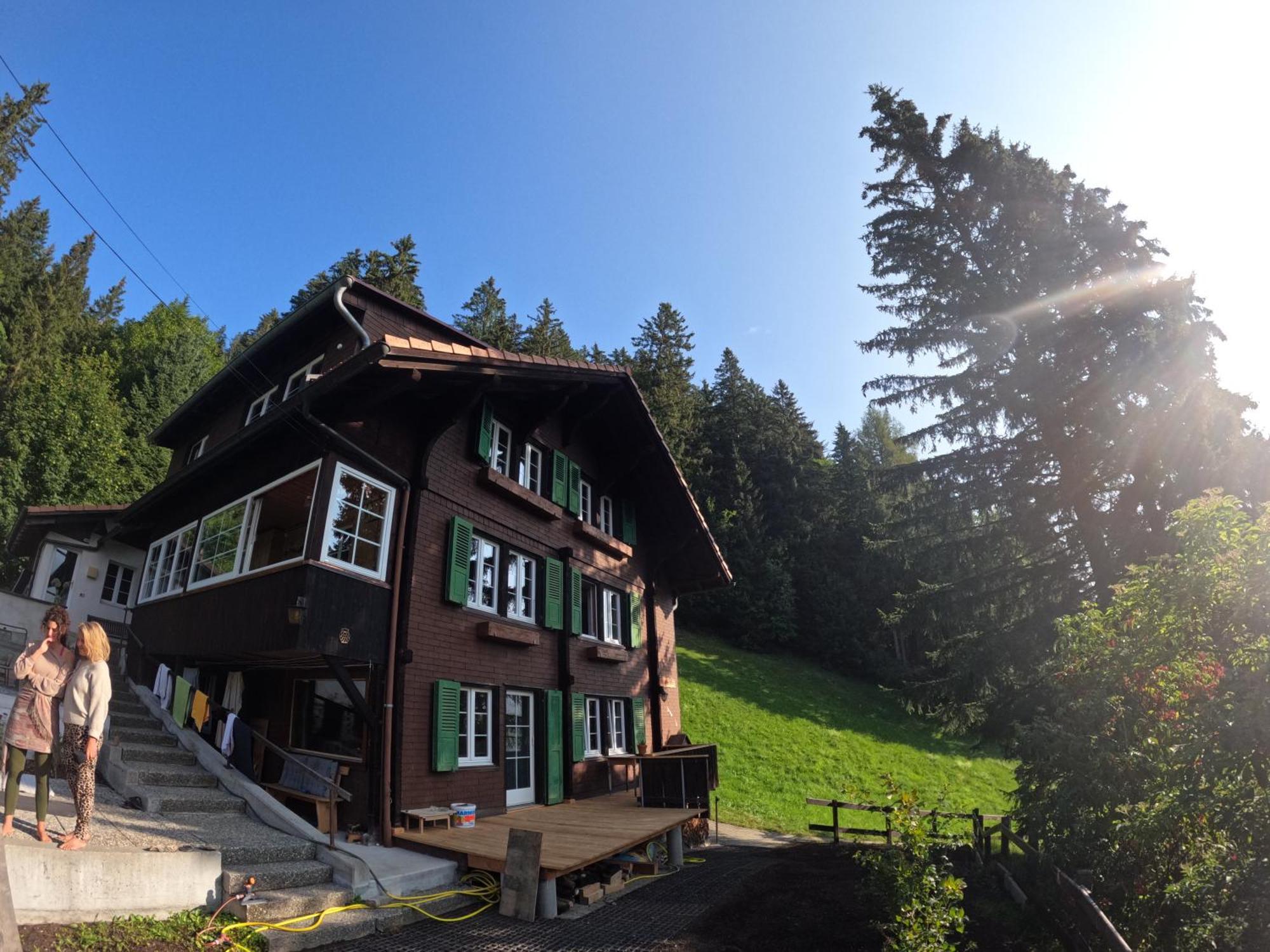 Chalet Sonnenheim Mit Atemberaubender Aussicht Adelboden Dış mekan fotoğraf