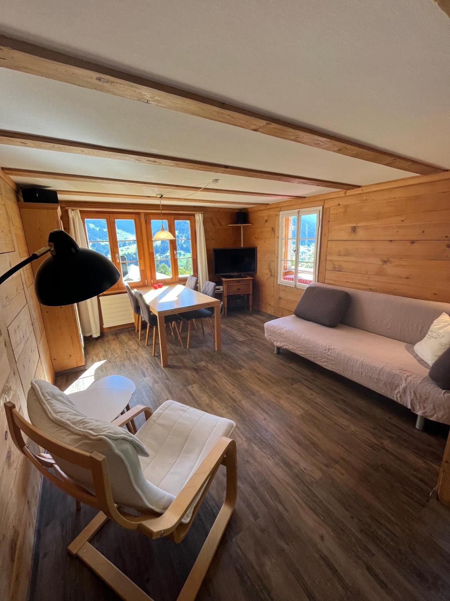 Chalet Sonnenheim Mit Atemberaubender Aussicht Adelboden Dış mekan fotoğraf